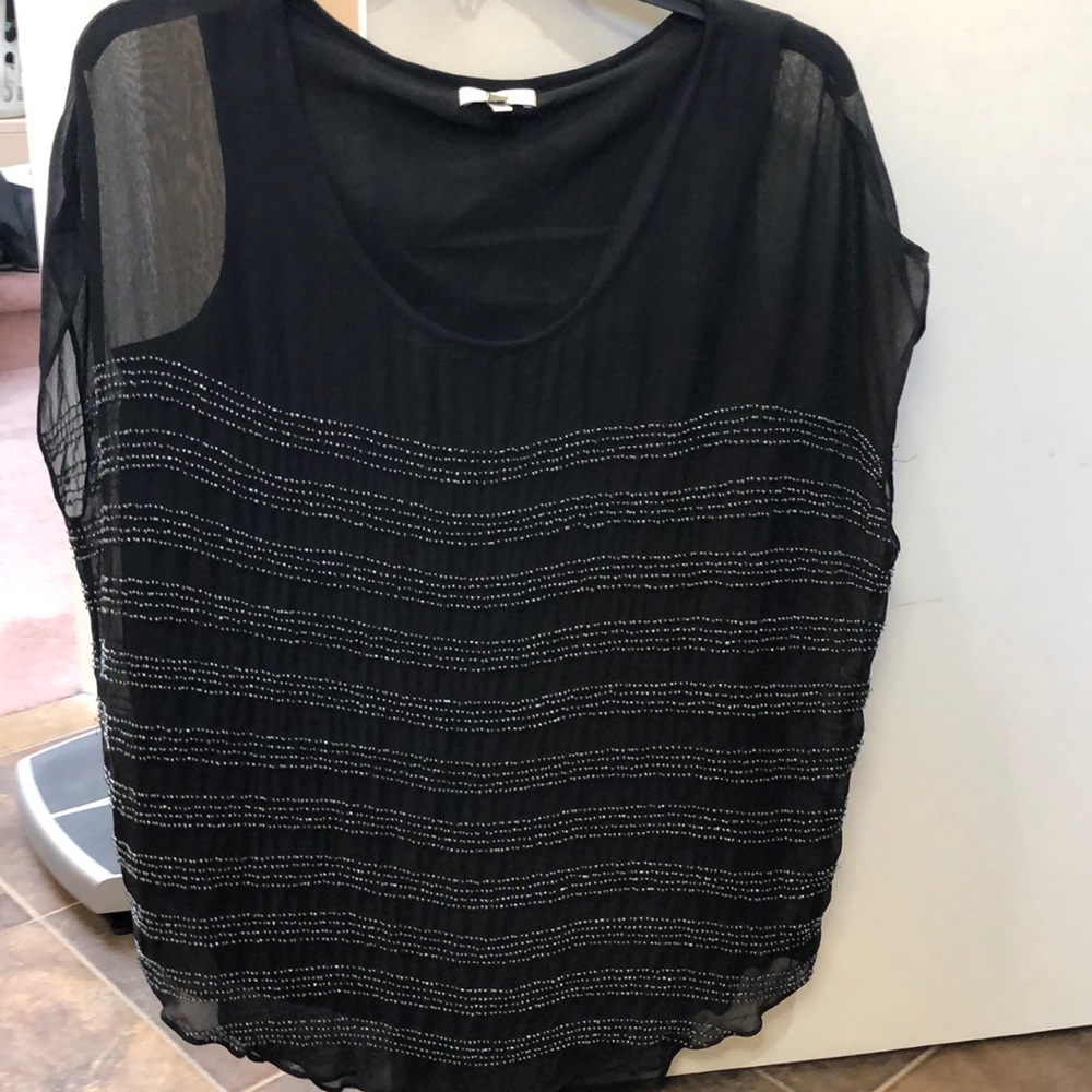 Joie black party top